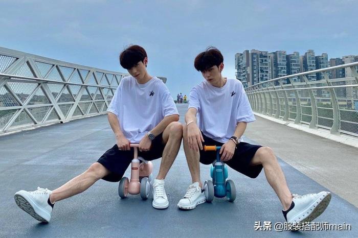 兄弟图片95后双胞胎兄弟走红网络