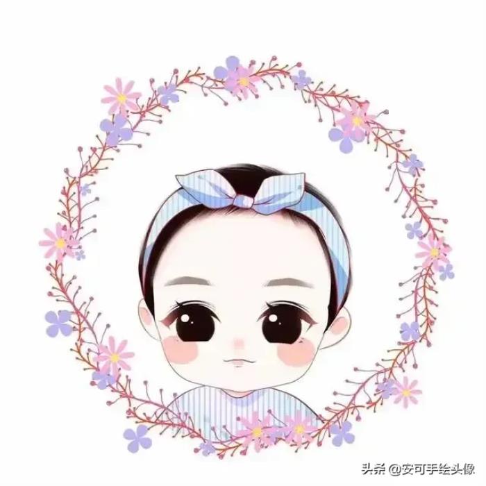 可爱的卡通头像超可爱萌娃头像卡通宝宝头像