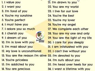 表白英文（选一个你喜欢的表白吧）