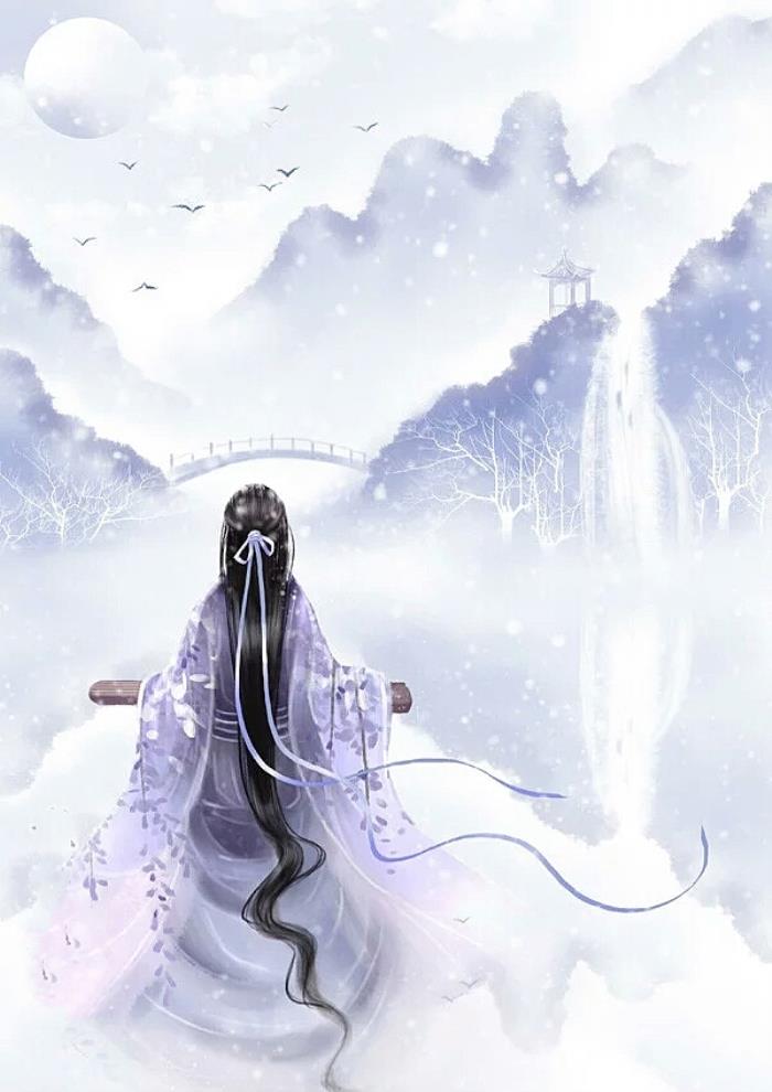 古风唯美图片(唯美古风山水意境插画欣赏)