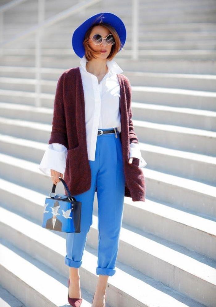 蓝色配什么颜色好看最专业的蓝色穿搭解析