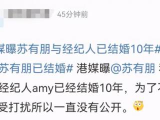 苏有朋的孩子四胞胎（曝苏有朋与经纪人秘婚十年）