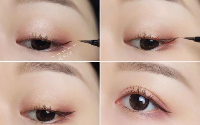 内眼线怎么画(4个超详细的内眼线画法)
