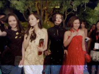 郭采洁小时代（郭采洁还在撕顾里的标签）