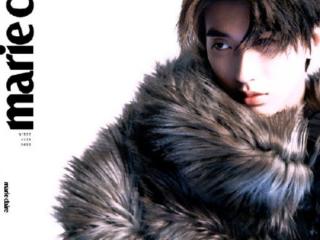 蔡徐坤的图片（蔡徐坤紫色荧光封面大片）