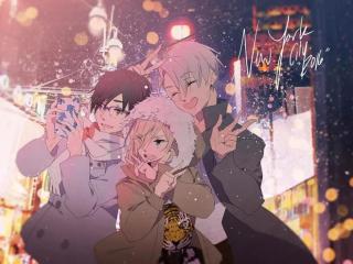 冰上的尤里漫画（冰上的尤里唯美向壁纸）