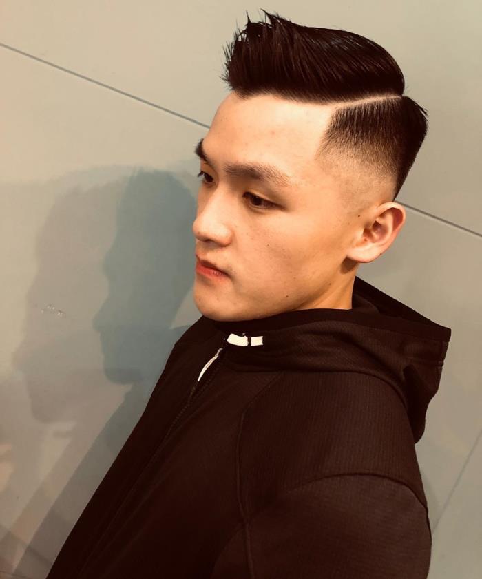 两边剃光的板寸男生两边剃光发型潮流帅气