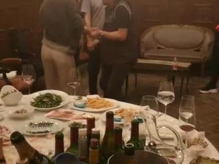 胡歌桂纶镁，胡歌桂纶镁廖凡聚会