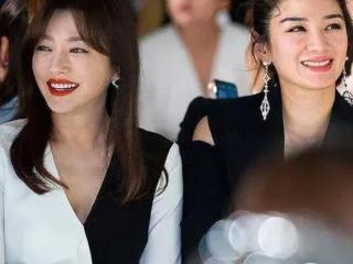 秦岚与黄奕，近日41岁秦岚同框43岁黄奕颜值不相上下