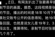 张碧晨录制节目，张碧晨怀孕录节目画面曝光