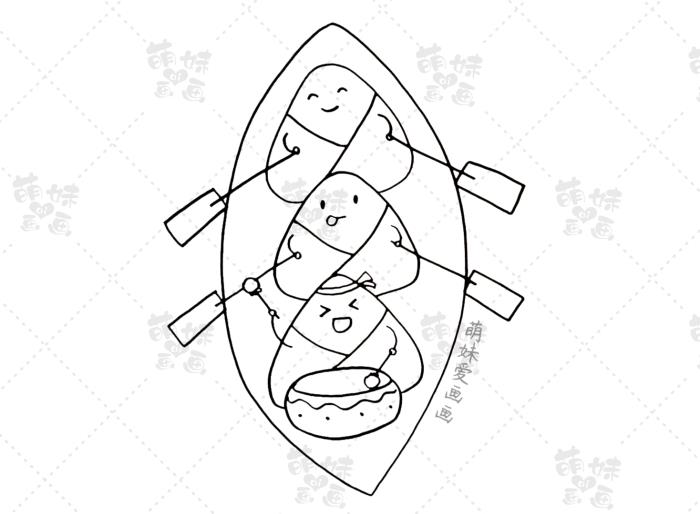 端午节手抄报内容简短(简单的端午节手抄报模板)_可可情感网