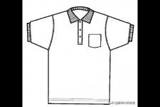 polot恤（男士polo衫T恤的制版制图）