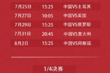 奥运会女排赛程表（东京奥运会中国女排赛程表）