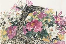 一人一花歌词（画家刘妍宏丨一人一花）